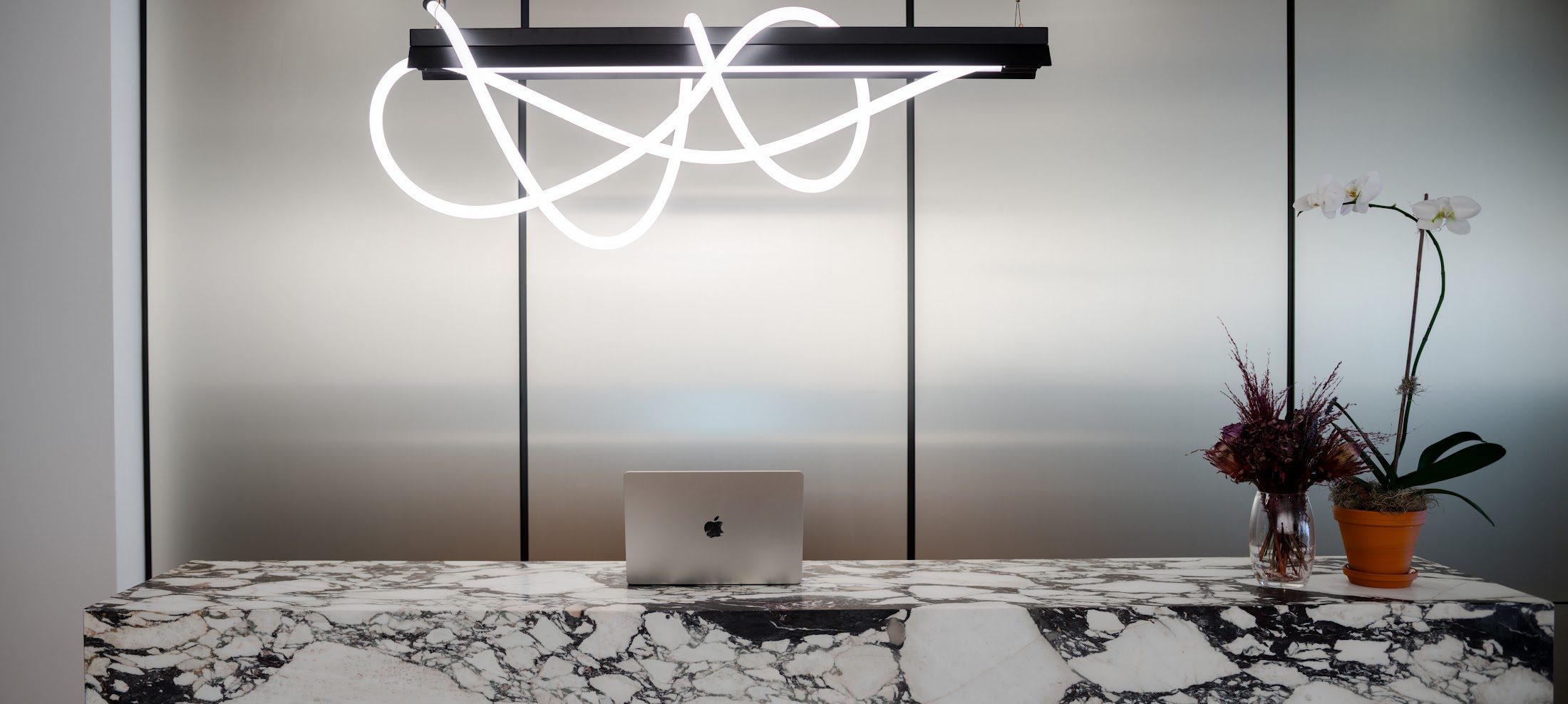 The MTLPILATES reception and studio in natural light